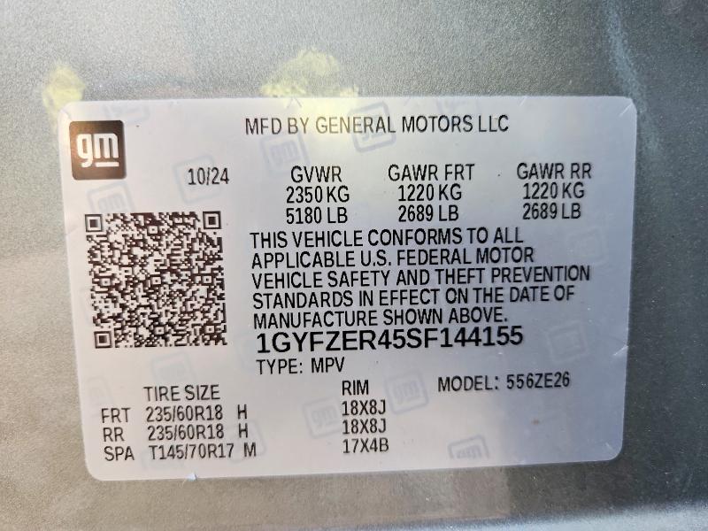 Продажа на аукционе авто 2025 Cadillac Xt4, vin: 1GYFZER45SF144155, номер лота: 67750516