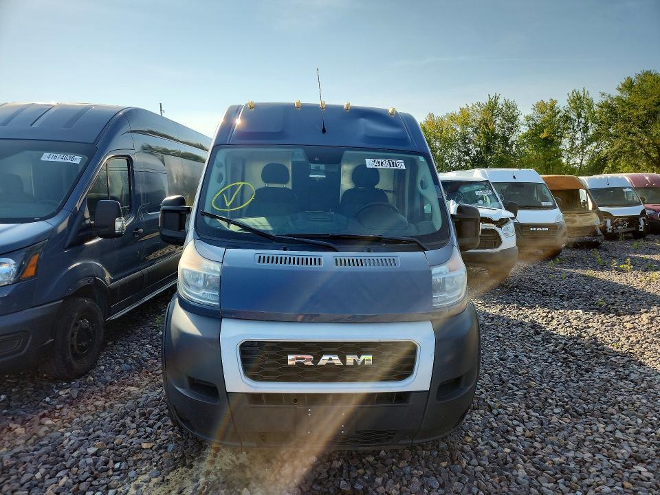 64736176 :رقم المزاد ، 3C6MRVJG3ME541287 vin ، 2021 Ram Promaster 3500 مزاد بيع