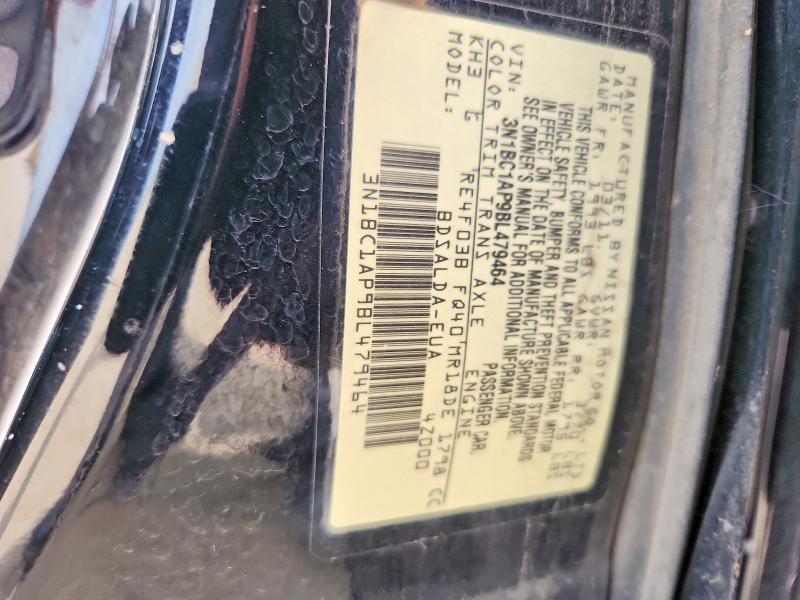 2011 Nissan Versa მანქანა იყიდება აუქციონზე, vin: 3N1BC1AP9BL479464, აუქციონის ნომერი: 70275856