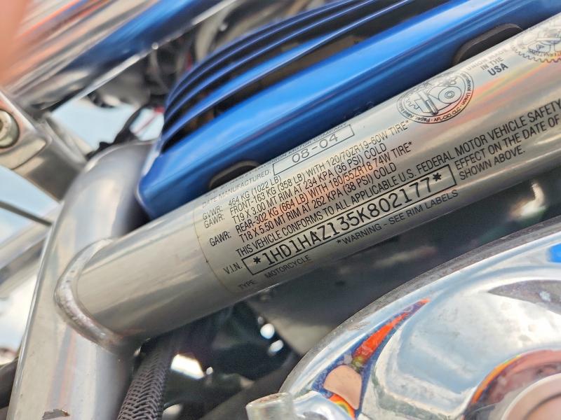 Aukcja sprzedaży 2005 Harley-davidson Vrsca, vin: 1HD1HAZ135K802177, numer aukcji: 67563226