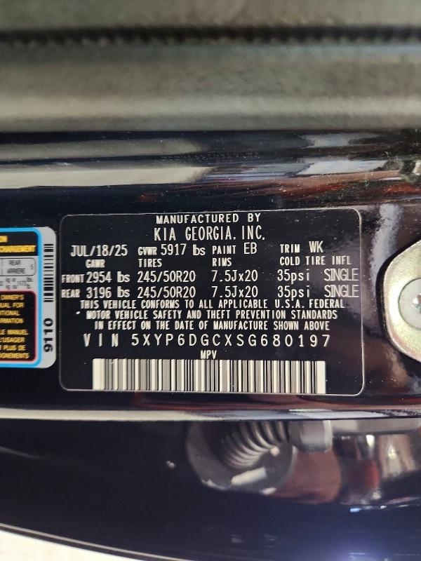 Aukcja sprzedaży 2025 Kia Telluride, vin: 5XYP6DGCXSG680197, numer aukcji: 68668876