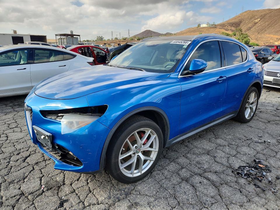2019 Alfa Romeo Stelvio მანქანა იყიდება აუქციონზე, vin: ZASPAJAN0K7C58032, აუქციონის ნომერი: 68845266