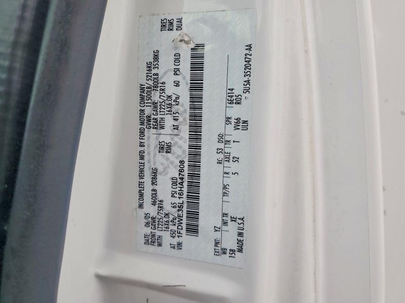 Продаж на аукціоні авто 2006 Ford Econoline, vin: 1FDWE35L16HA47608, номер лоту: 70076986