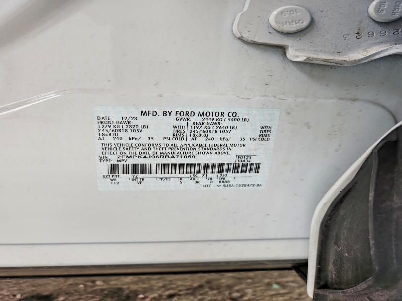 Продажа на аукционе авто 2024 Ford Edge, vin: 2FMPK4J96RBA71059, номер лота: 68434476
