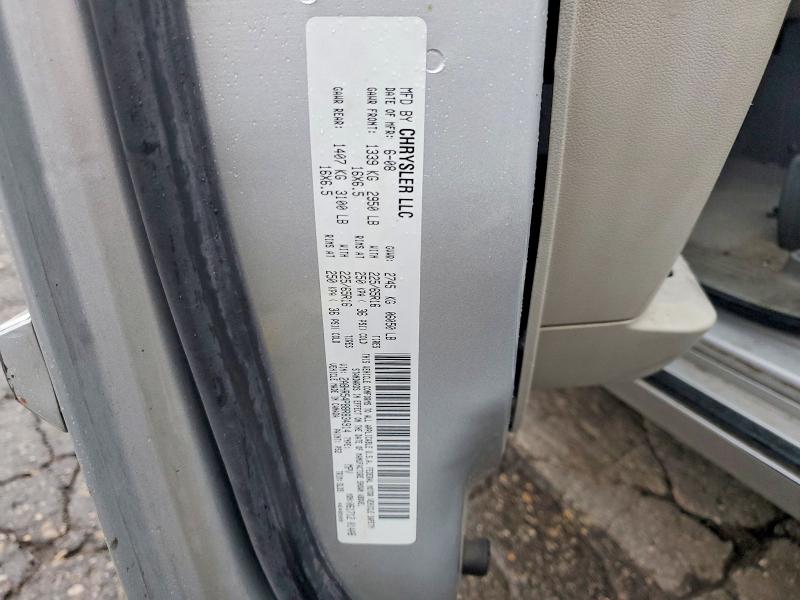 Продажа на аукционе авто 2008 Chrysler Town & Country, vin: 2A8HR54P88R834914, номер лота: 69017616