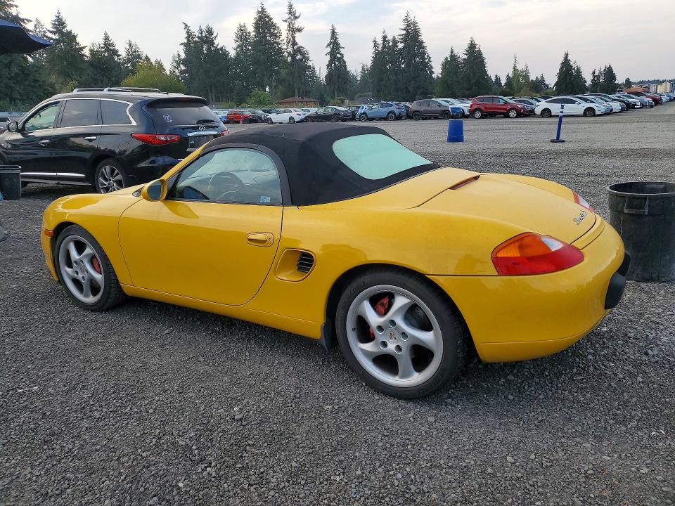 2001 Porsche Boxster მანქანა იყიდება აუქციონზე, vin: WP0CB29801U664658, აუქციონის ნომერი: 66735106