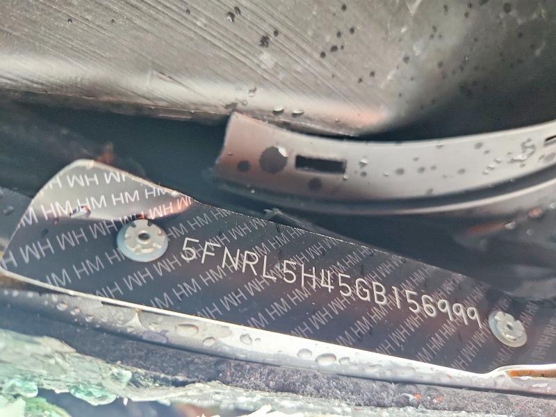 2016 Honda Odyssey მანქანა იყიდება აუქციონზე, vin: 5FNRL5H45GB156999, აუქციონის ნომერი: 66543276