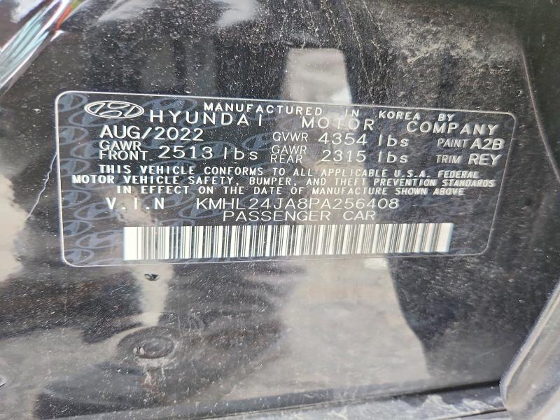 2023 Hyundai Sonata მანქანა იყიდება აუქციონზე, vin: KMHL24JA8PA256408, აუქციონის ნომერი: 69904096
