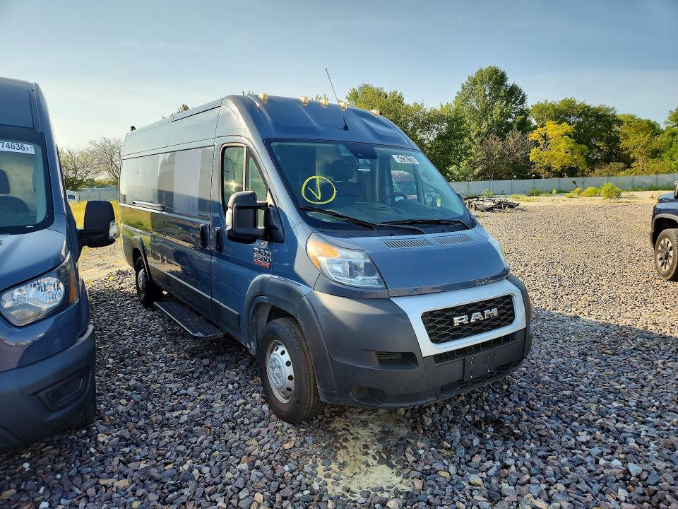 64736176 :رقم المزاد ، 3C6MRVJG3ME541287 vin ، 2021 Ram Promaster 3500 مزاد بيع