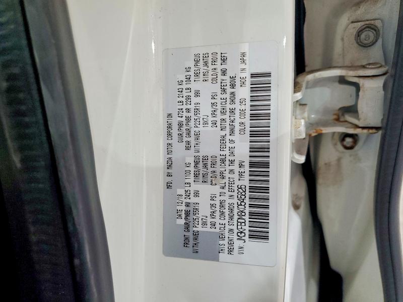 Aukcja sprzedaży 2019 Mazda Cx-5, vin: JM3KFBDM8K0545826, numer aukcji: 68225176