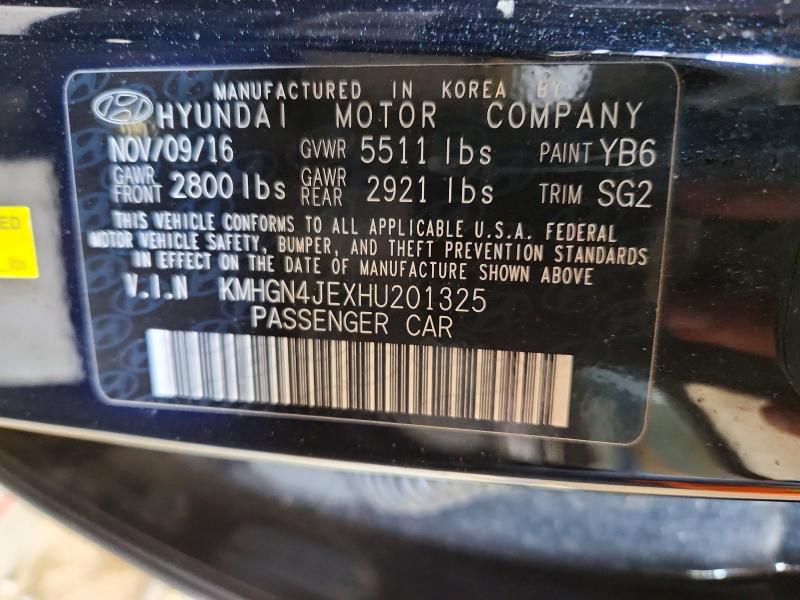 Продаж на аукціоні авто 2017 Genesis G80, vin: KMHGN4JEXHU201325, номер лоту: 67022536