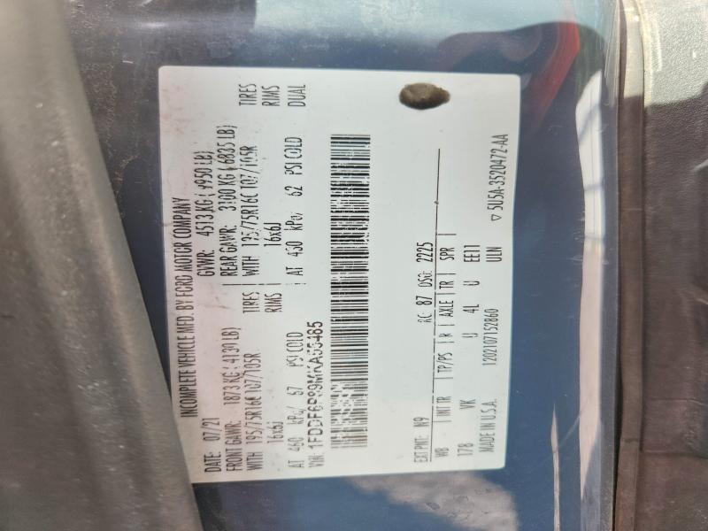 Продаж на аукціоні авто 2021 Ford Transit, vin: 1FDDF6P89MKA55485, номер лоту: 69055726