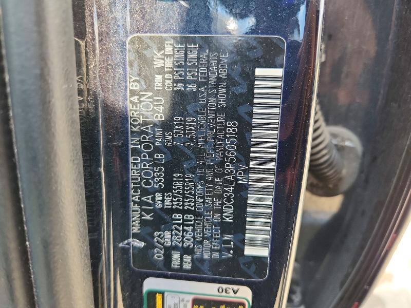 Продаж на аукціоні авто 2023 Kia Ev6, vin: KNDC34LA3P5605188, номер лоту: 70013706