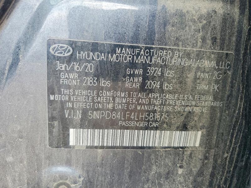 Продажа на аукционе авто 2020 Hyundai Elantra, vin: 5NPD84LF4LH581575, номер лота: 68748516