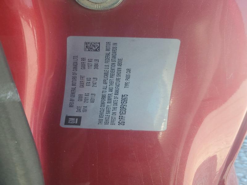 67732726 :رقم المزاد ، 2G1FF1E33F9159975 vin ، 2015 Chevrolet Camaro مزاد بيع