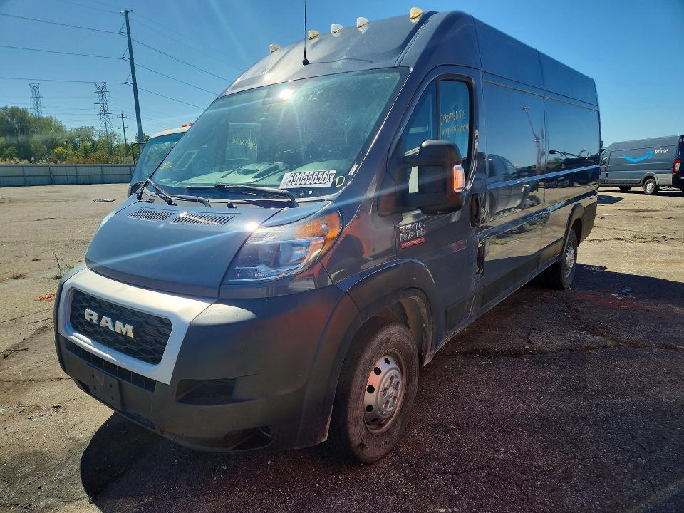 2021 Ram Promaster 3500 მანქანა იყიდება აუქციონზე, vin: 3C6MRVJG5ME541419, აუქციონის ნომერი: 69055656