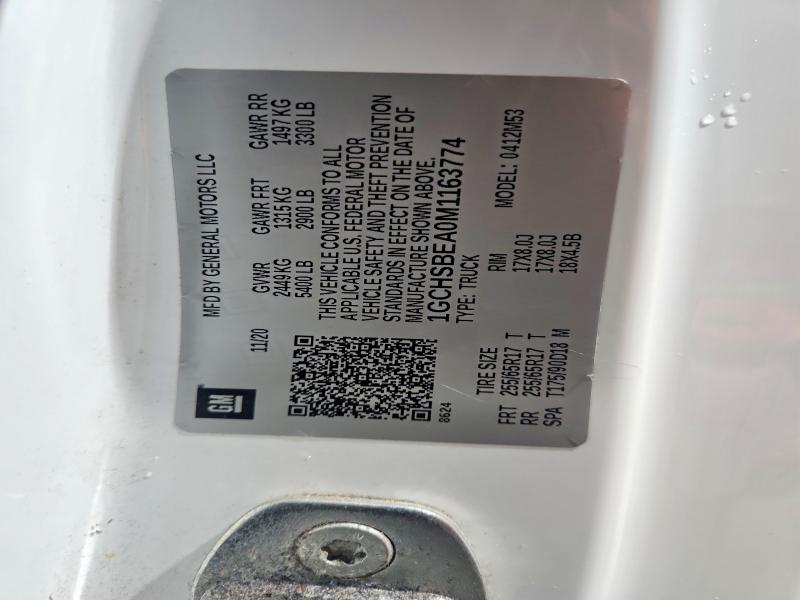 Продажа на аукционе авто 2021 Chevrolet Colorado, vin: 1GCHSBEA0M1163774, номер лота: 70830776