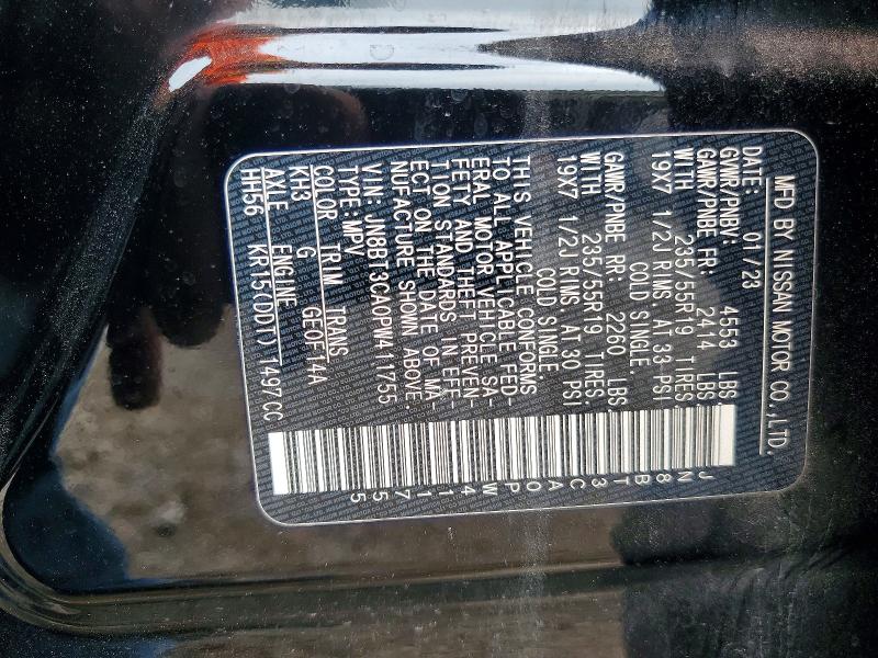 Продаж на аукціоні авто 2023 Nissan Rogue, vin: JN8BT3CA0PW411755, номер лоту: 68835706