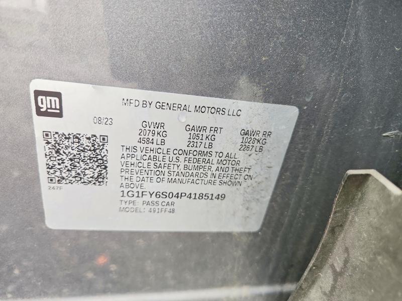 2023 Chevrolet Bolt Euv მანქანა იყიდება აუქციონზე, vin: 1G1FY6S04P4185149, აუქციონის ნომერი: 67305696