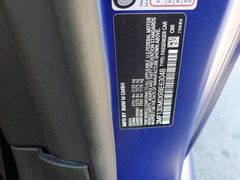 69455206 :رقم المزاد ، 3MF13DM0XR8E63048 vin ، 2024 Bmw M2 مزاد بيع