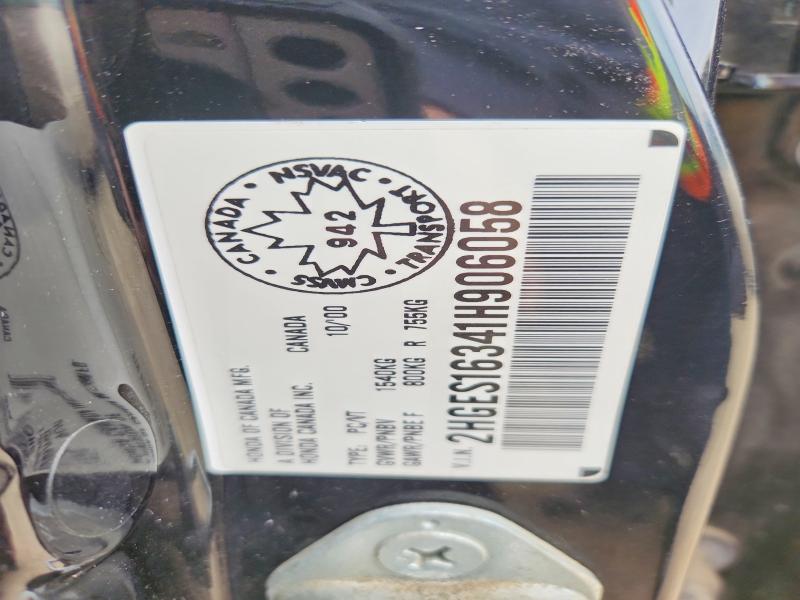 69490516 :رقم المزاد ، 2HGES16341H906058 vin ، 2001 Honda Civic مزاد بيع