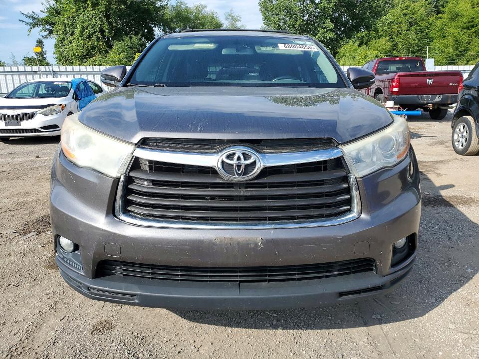 Aukcja sprzedaży 2014 Toyota Highlander, vin: 5TDBKRFH5ES007583, numer aukcji: 68004656