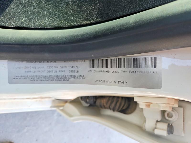 Продажа на аукционе авто 2014 Maserati Ghibli, vin: ZAM57RTAXE1106530, номер лота: 67404316