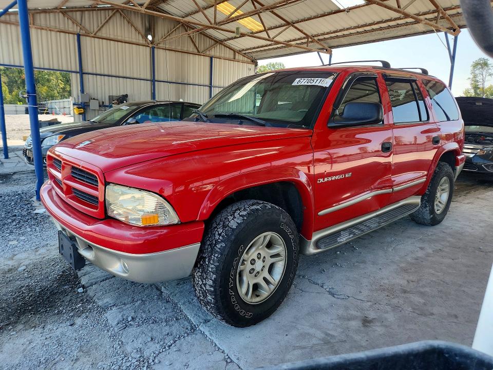 67705116 :رقم المزاد ، 1B4HS28N31F576427 vin ، 2001 Dodge Durango مزاد بيع