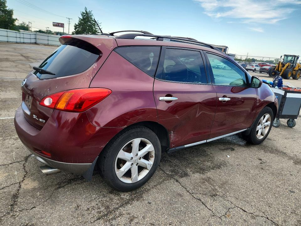 Aukcja sprzedaży 2009 Nissan Murano, vin: JN8AZ18W39W103551, numer aukcji: 69283236