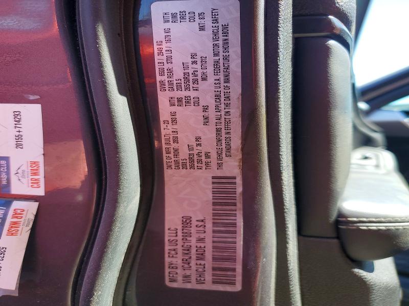 Продаж на аукціоні авто 2023 Jeep Grand Cherokee, vin: 1C4RJKAG1P8878950, номер лоту: 63264376