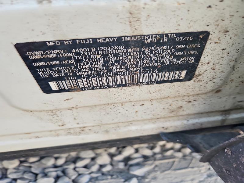 67503036 :رقم المزاد ، JF2SJAHC8GH548514 vin ، 2016 Subaru Forester مزاد بيع