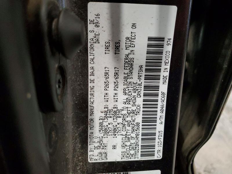 Aukcja sprzedaży 2017 Toyota Tacoma, vin: 3TMDZ5BN1HM015600, numer aukcji: 69412666