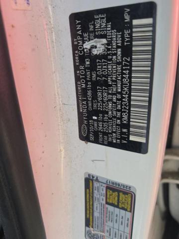 71510916 :رقم المزاد ، KM8J23A45KU844172 vin ، 2019 Hyundai Tucson مزاد بيع