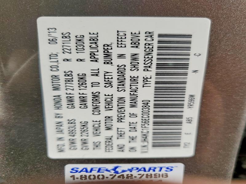 Продаж на аукціоні авто 2014 Acura Rlx, vin: JH4KC1F56EC003840, номер лоту: 70904856
