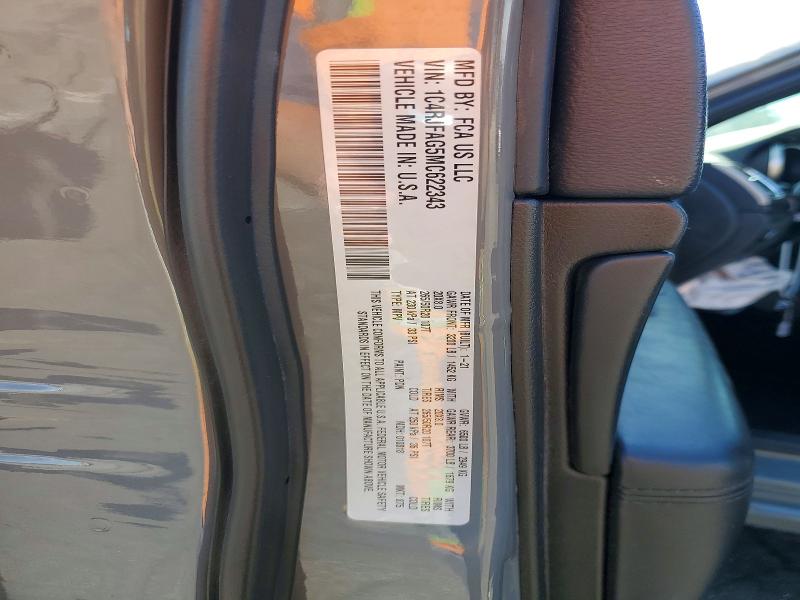 Продаж на аукціоні авто 2021 Jeep Grand Cherokee, vin: 1C4RJFAG5MC622343, номер лоту: 67976096