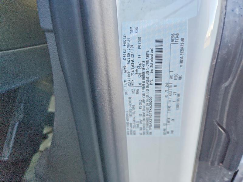 Aukcja sprzedaży 2026 Ford Transit, vin: 1FBAX2YG1TKA29209, numer aukcji: 70071676