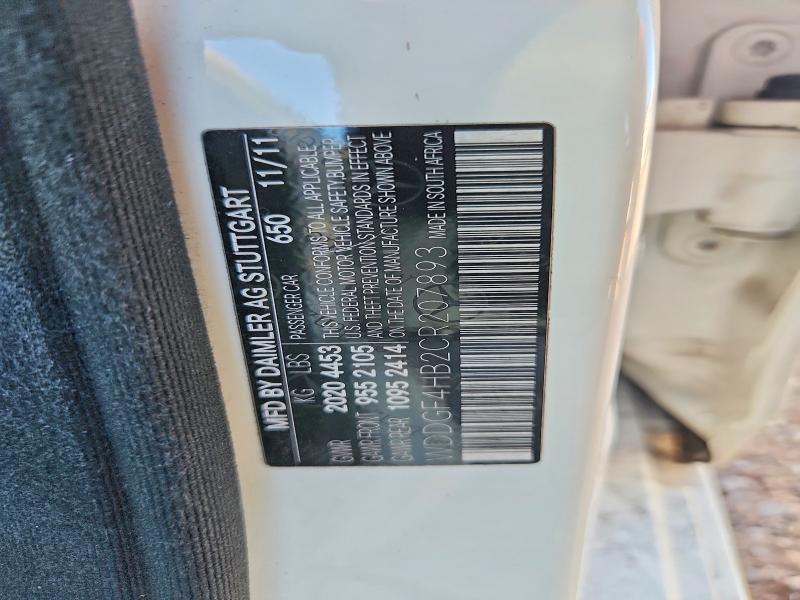 Aukcja sprzedaży 2012 Mercedes-benz C, vin: WDDGF4HB2CR207893, numer aukcji: 68277356