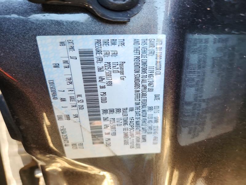 Продажа на аукционе авто 2015 Ford C-max, vin: 1FADP5CU6FL110105, номер лота: 69392076