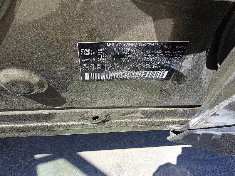 66129886 :رقم المزاد ، 4S4BTADC8S3271492 vin ، 2025 Subaru Outback مزاد بيع