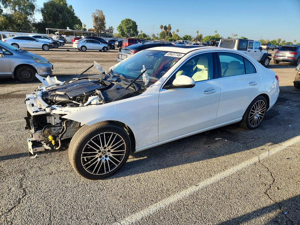 2023 Mercedes-benz C მანქანა იყიდება აუქციონზე, vin: W1KAF4GB6PR153561, აუქციონის ნომერი: 69437746