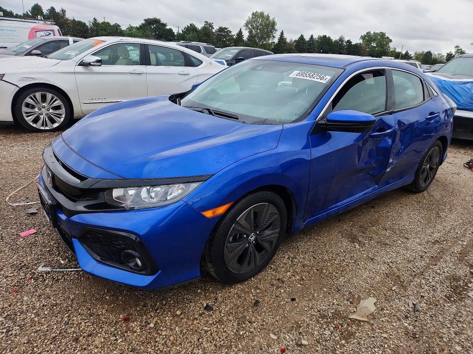 69558256 :رقم المزاد ، SHHFK7H66KU225208 vin ، 2019 Honda Civic مزاد بيع