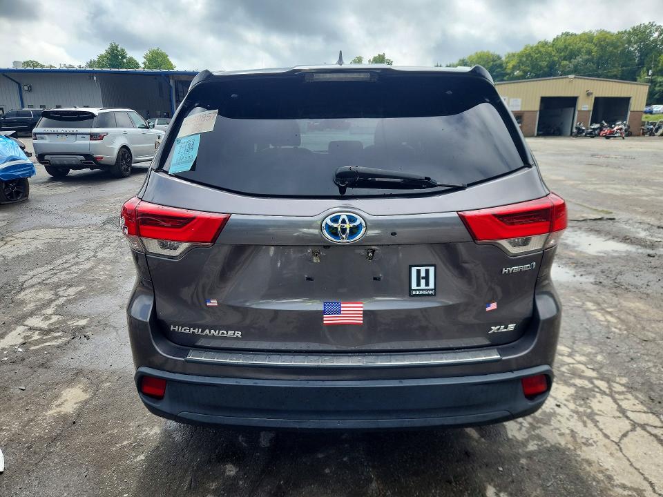 67158306 :رقم المزاد ، 5TDJGRFH5HS026619 vin ، 2017 Toyota Highlander Hybrid مزاد بيع