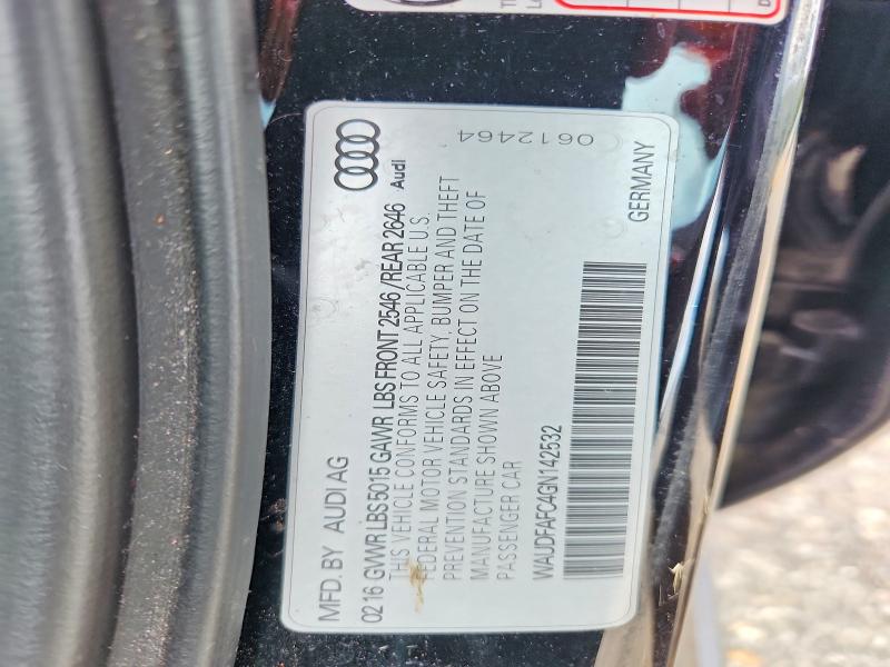 Продаж на аукціоні авто 2016 Audi A6, vin: WAUDFAFC4GN142532, номер лоту: 68640536