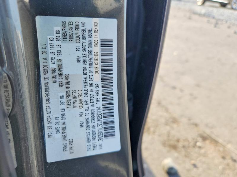 68982476 :رقم المزاد ، 3MZBN1L30JM250114 vin ، 2018 Mazda 3 مزاد بيع