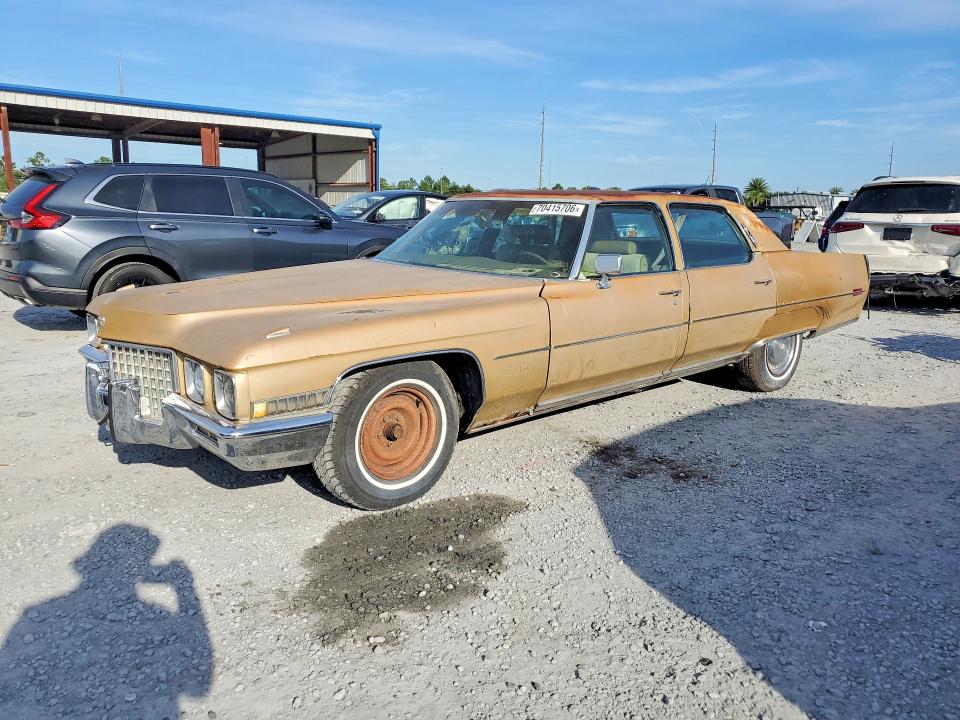 1971 Cadillac Fleetwoo მანქანა იყიდება აუქციონზე, vin: 681691Q228805, აუქციონის ნომერი: 70415706