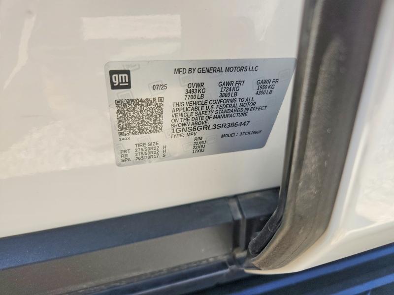 Aukcja sprzedaży 2025 Chevrolet Suburban, vin: 1GNS6GRL3SR386447, numer aukcji: 67353336