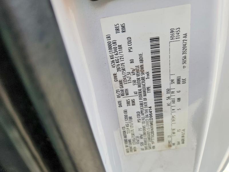 Продажа на аукционе авто 2021 Ford F250, vin: 1FT7X2BNXMED96414, номер лота: 67112816