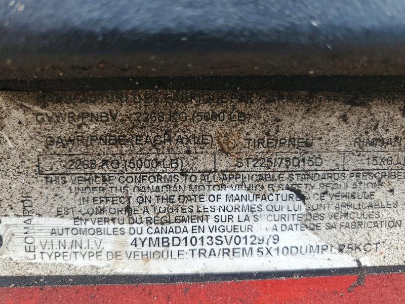 Продажа на аукционе авто 2025 Carry On Unknown, vin: 4YMBD1013SV012979, номер лота: 70278596