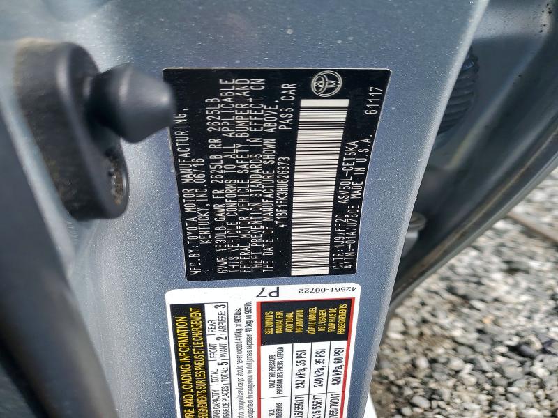 68767666 :رقم المزاد ، 4T1BF1FK3HU626373 vin ، 2017 Toyota Camry مزاد بيع