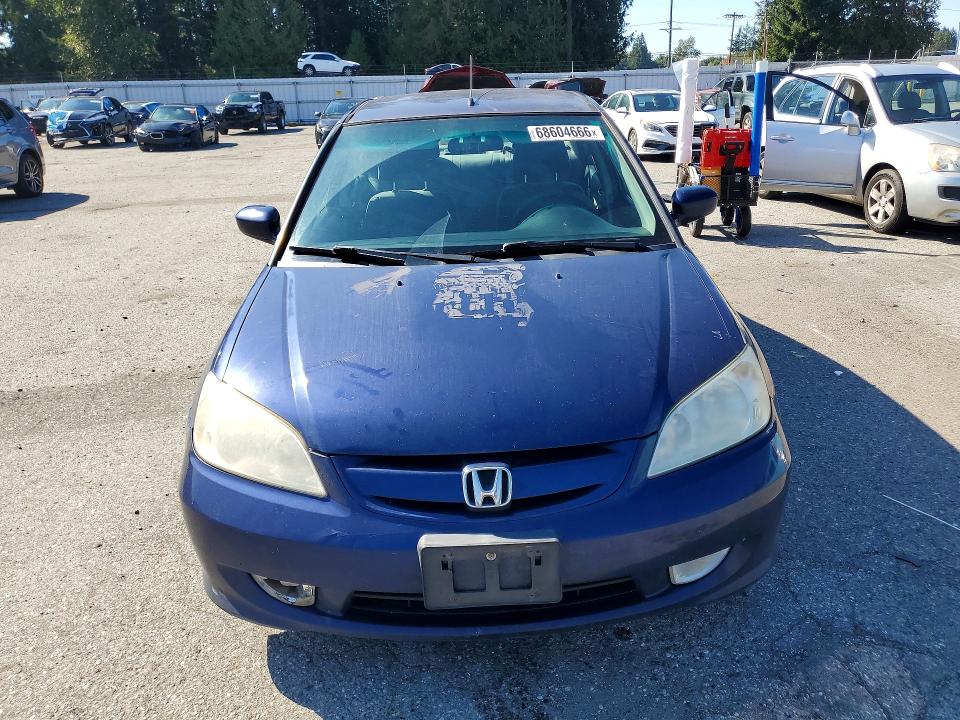68604666 :رقم المزاد ، JHMES96615S002141 vin ، 2005 Honda Civic مزاد بيع